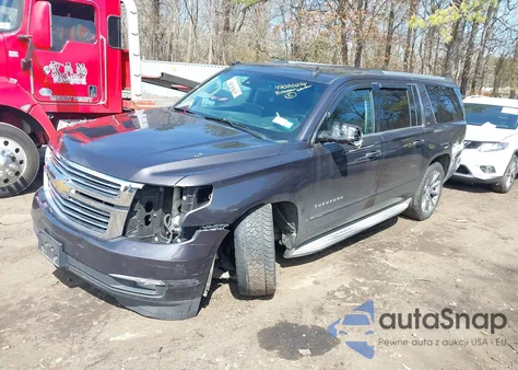 2015 Chevrolet Suburban 1500 Ltz из США, поврежденный, VIN 1GNSKKKC9FR120638